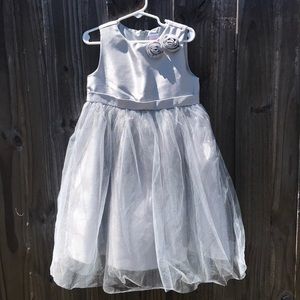 Gymboree grey/silver dress